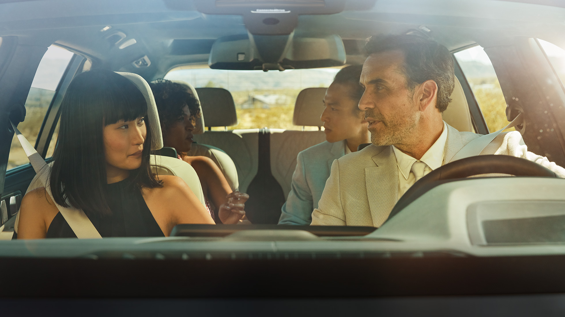 BMW 2020 X7 M50i Winnipeg, MB interior space with people socializing